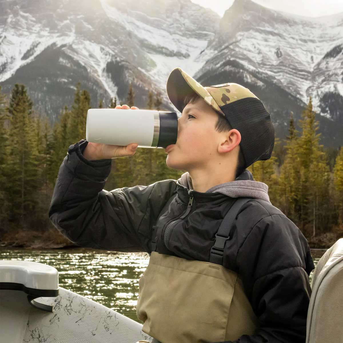 YETI Rambler 12 OZ (354ml) Travel Bottle with Commuter Cap - White