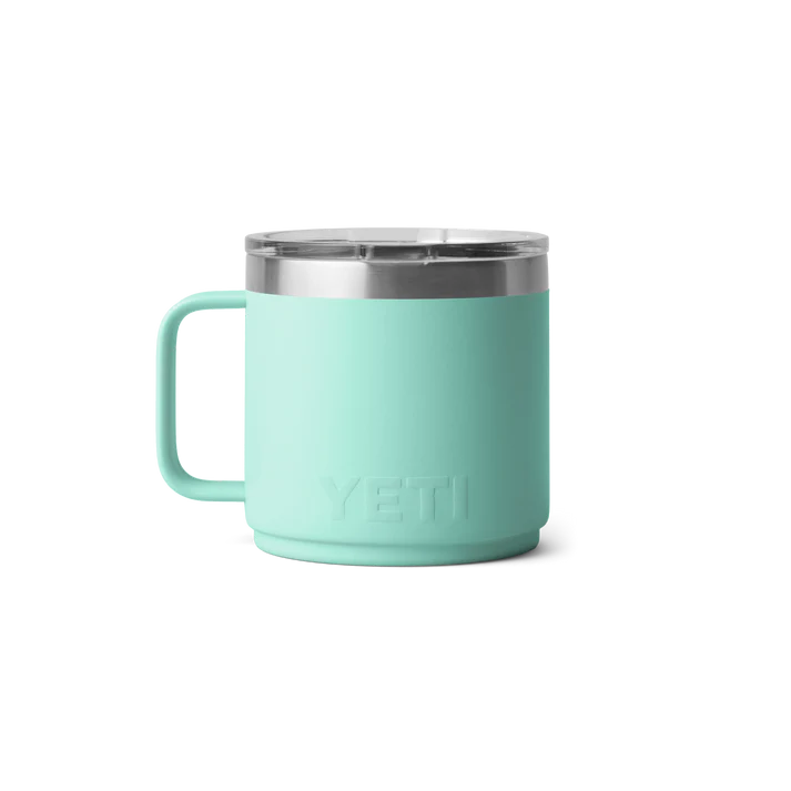 YETI Rambler 14oz (414ml) Stackable Mug with DuraSip™ Ceramic Lining - Seafoam