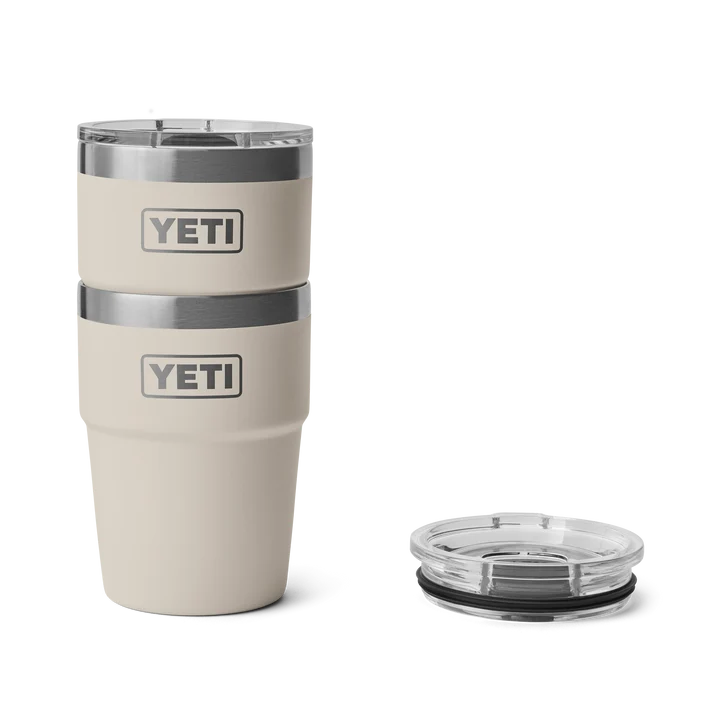 YETI Rambler 16 OZ (473ml) Stackable Cup With Magslider Lid - Cape Taupe