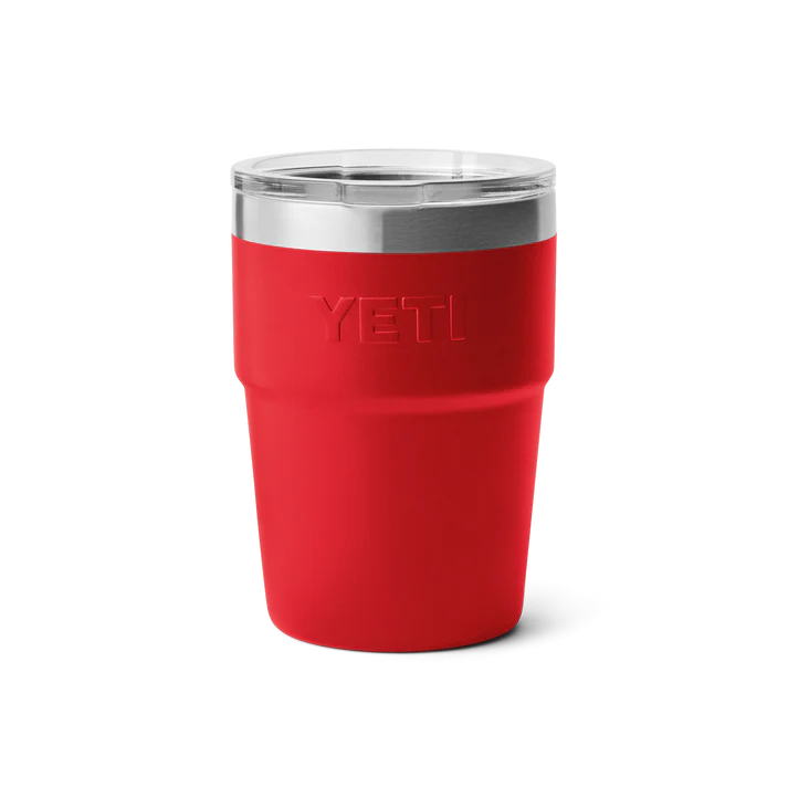 YETI Rambler 16 OZ (473ml) Stackable Cup With Magslider Lid - Rescue Red