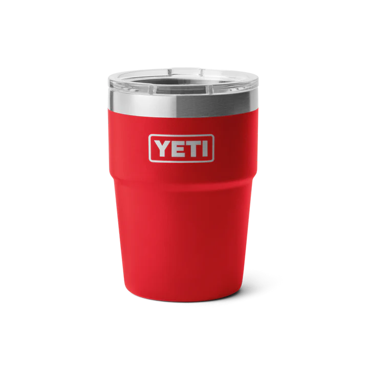 YETI Rambler 16 OZ (473ml) Stackable Cup With Magslider Lid - Rescue Red