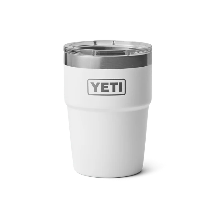 YETI Rambler 16 OZ (473ml) Stackable Cup With Magslider Lid - White