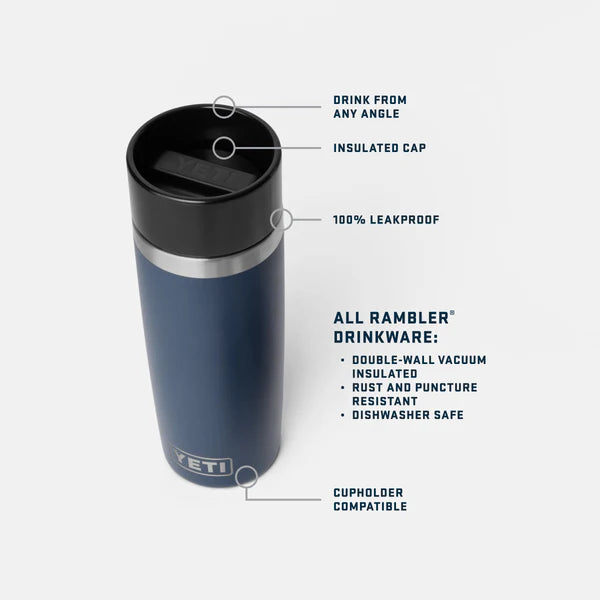 YETI Rambler 16 OZ (473ml) Travel Bottle with Commuter Cap - Pace Purple