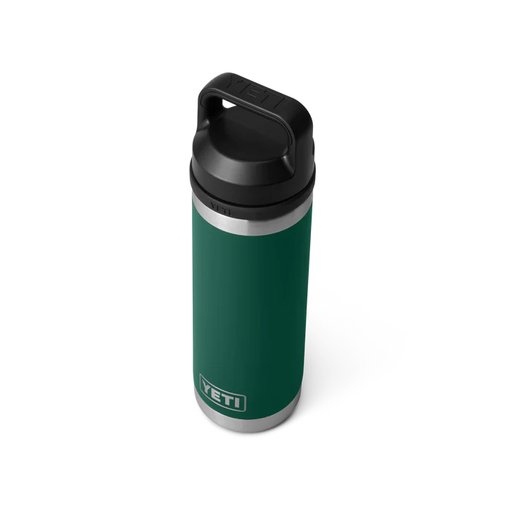 YETI Rambler 18 OZ (532ml) Bottle With Chug Cap - Black Forest Green