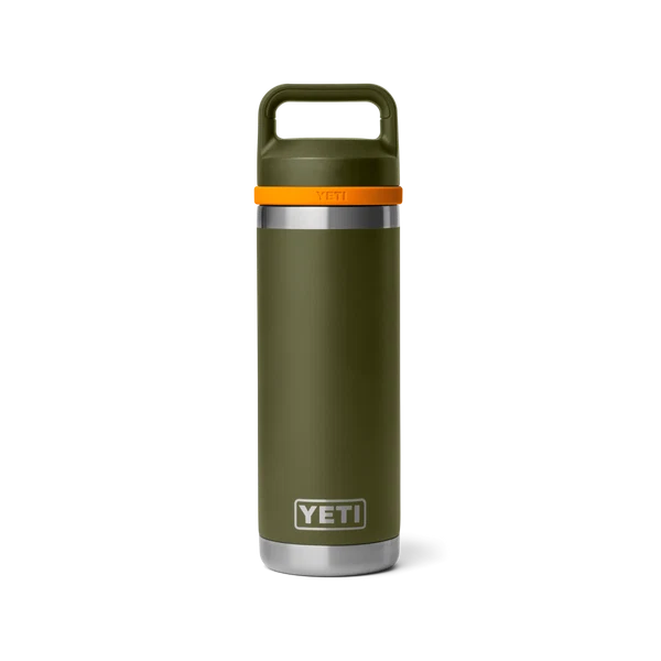 YETI Rambler 18 OZ (532ml) Bottle With Chug Cap - Olive / King Crab
