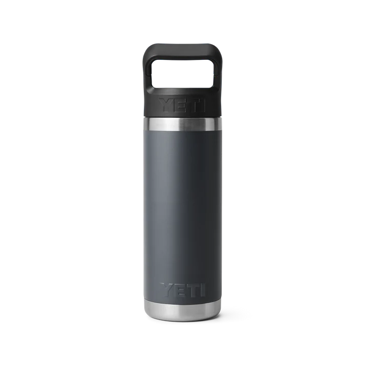 YETI Rambler 18 OZ (532ml) Bottle With Straw Cap - Charcoal