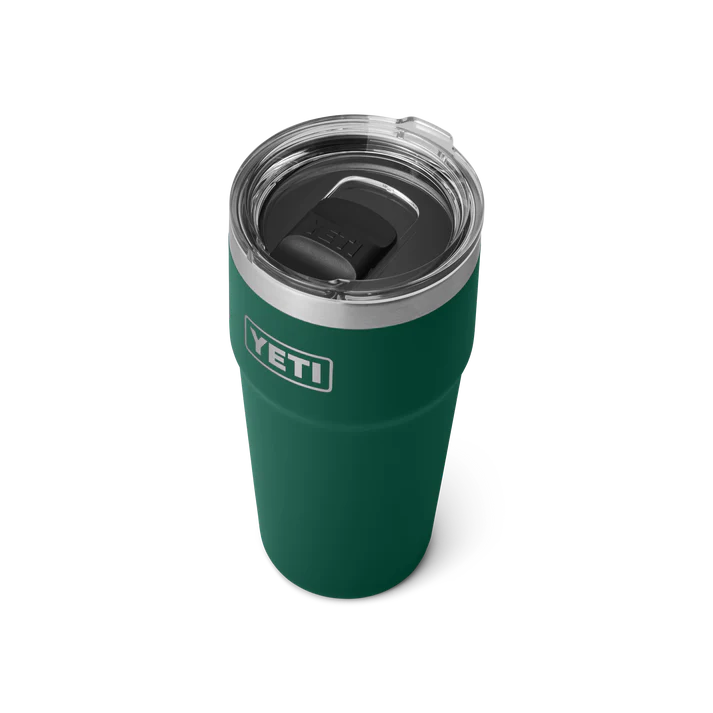 YETI Rambler 20 OZ (591ml) Stackable Cup With Magslider Lid - Black Forest Green