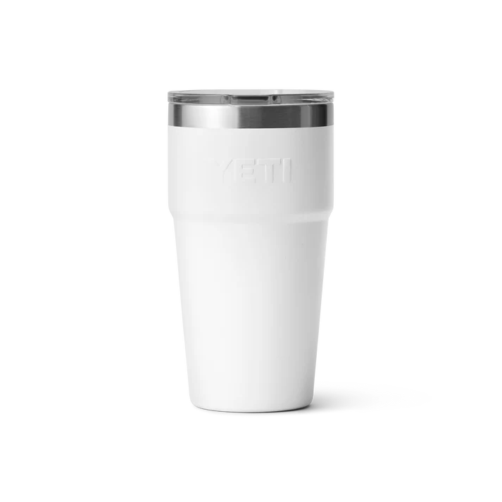YETI Rambler 20 OZ (591ml) Stackable Cup With Magslider Lid - White