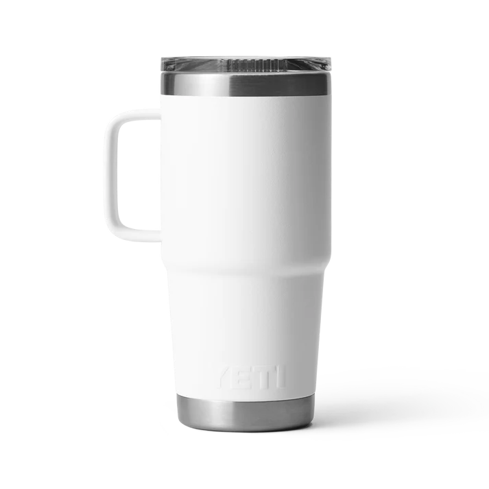 YETI Rambler 20 OZ (591ml) Travel Mug With Stronghold Lid - White