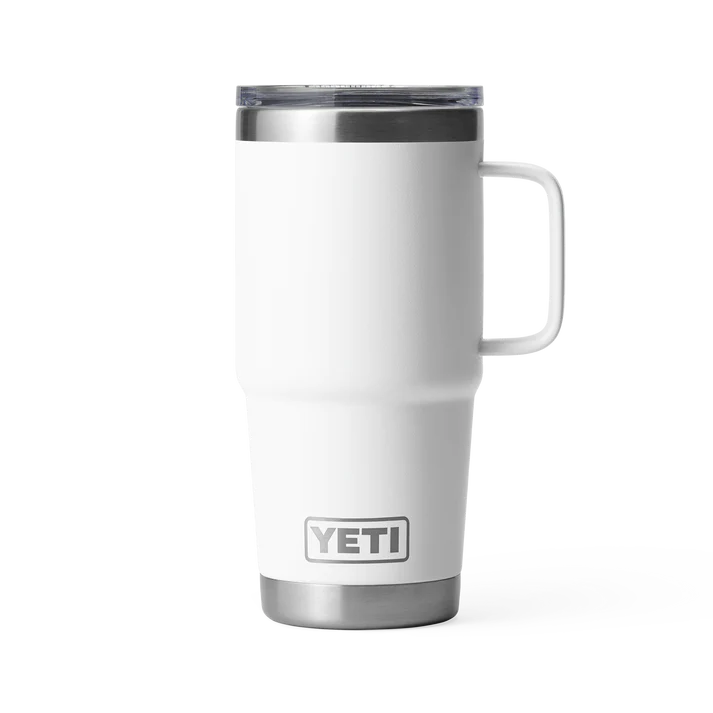 YETI Rambler 20 OZ (591ml) Travel Mug With Stronghold Lid - White