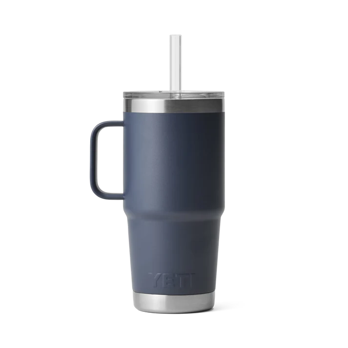 YETI Rambler 25 OZ (739ml) Straw Mug With Straw Lid - Navy