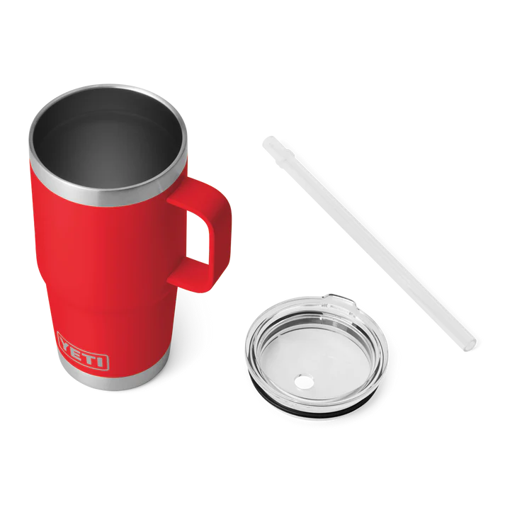 YETI Rambler 25 OZ (739ml) Straw Mug With Straw Lid - Rescue Red