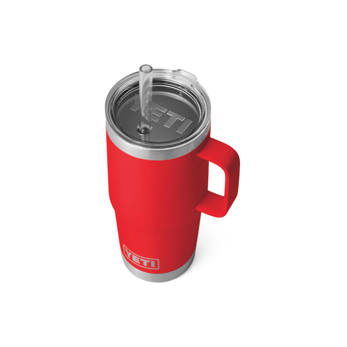 YETI Rambler 25 OZ (739ml) Straw Mug With Straw Lid - Rescue Red