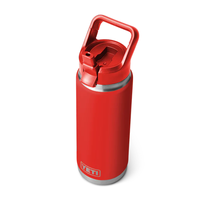 YETI Rambler 26 OZ (769ml) Bottle With Straw Cap - Rescue Red