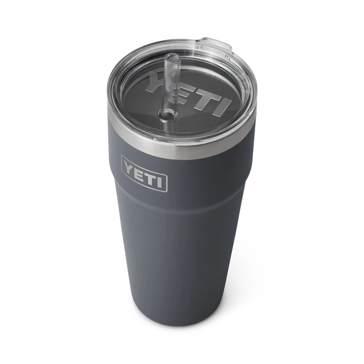 YETI Rambler 26 OZ (769ml) Straw Cup With Straw Lid - Charcoal