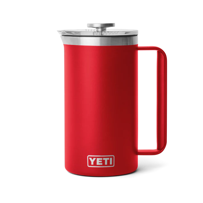 YETI Rambler 34 OZ French Press Cafetiere - Rescue Red