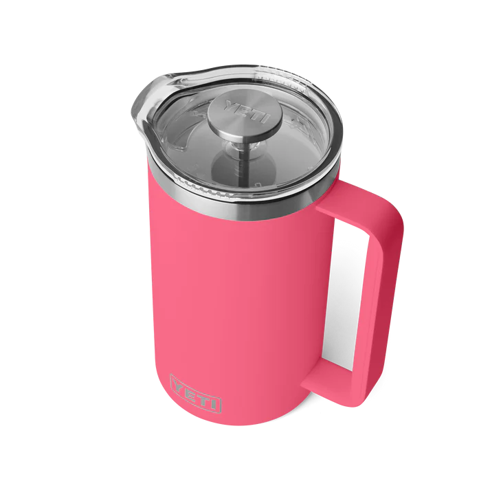 YETI Rambler 34 OZ French Press Cafetiere - Tropical Pink