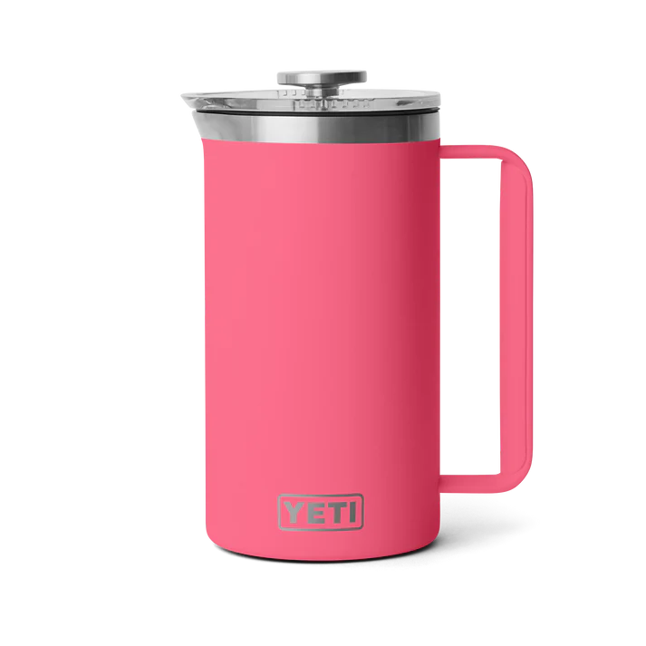 YETI Rambler 34 OZ French Press Cafetiere - Tropical Pink