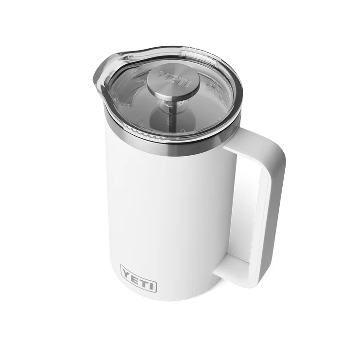 YETI Rambler 34 OZ French Press Cafetiere - White