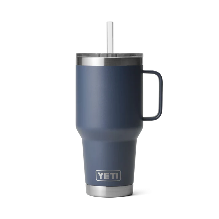 YETI Rambler 35 OZ (994ml) Straw Mug With Straw Lid - Navy
