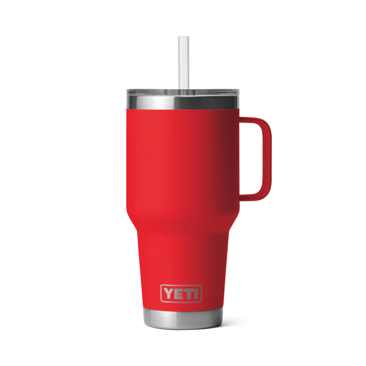 YETI Rambler 35 OZ (994ml) Straw Mug With Straw Lid - Rescue Red