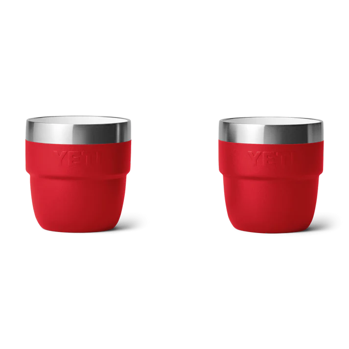 YETI Rambler 4 OZ (118ml) Stackable Espresso Cups - Rescue Red