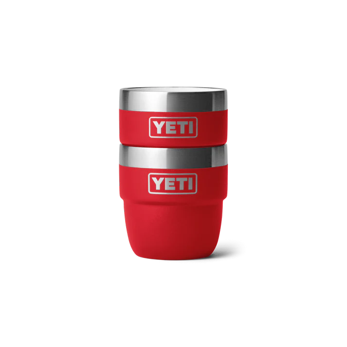 YETI Rambler 4 OZ (118ml) Stackable Espresso Cups - Rescue Red