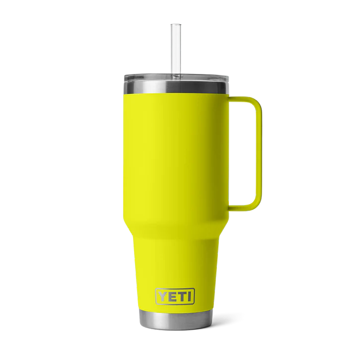 YETI Rambler 42 OZ (1242ml) Straw Mug With Straw Lid - Firefly Yellow
