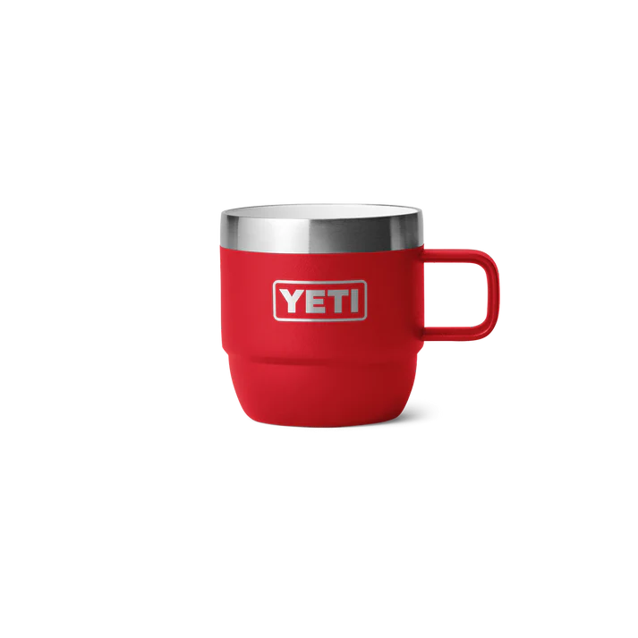 YETI Rambler 6 OZ (177ml) Stackable Espresso Mugs - Rescue Red
