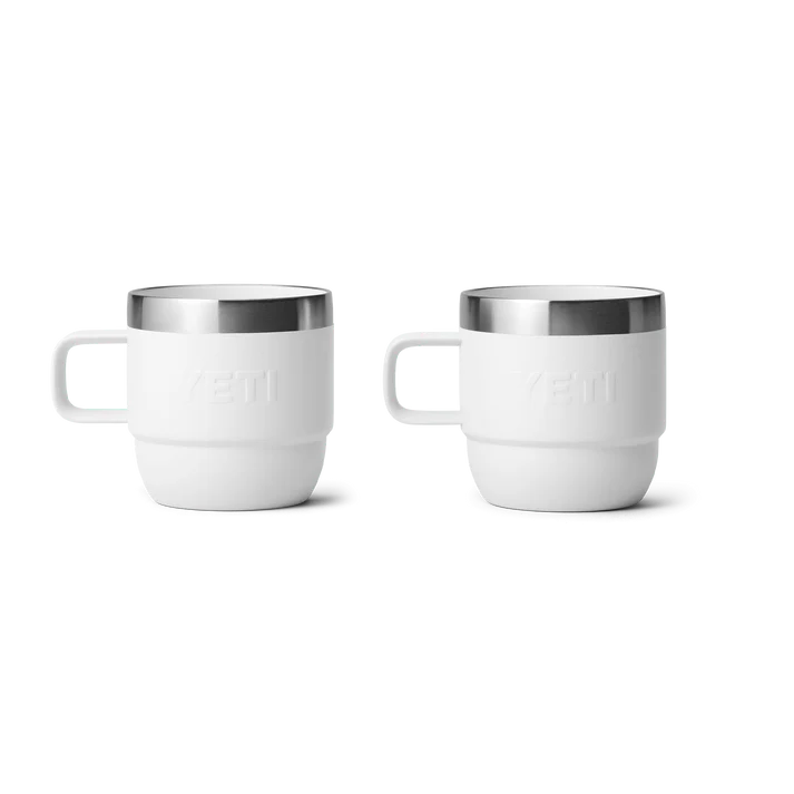 YETI Rambler 6 OZ (177ml) Stackable Espresso Mugs - White