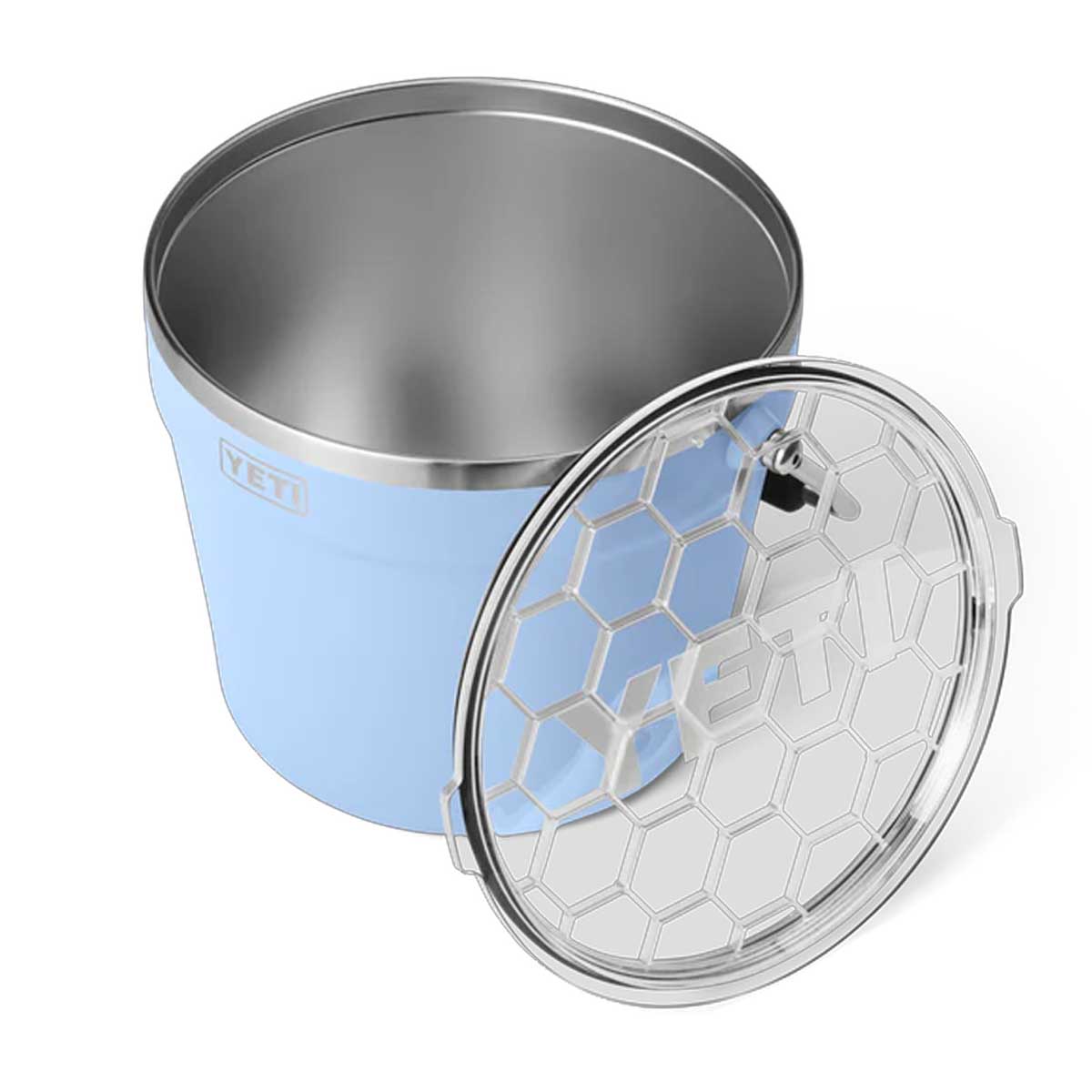 YETI Rambler 7.6L Beverage Bucket With Lid - Big Sky Blue