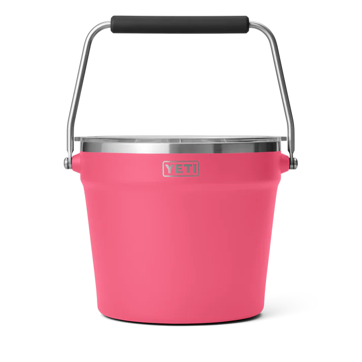YETI Rambler 7.6L Beverage Bucket With Lid - Tropical Pink