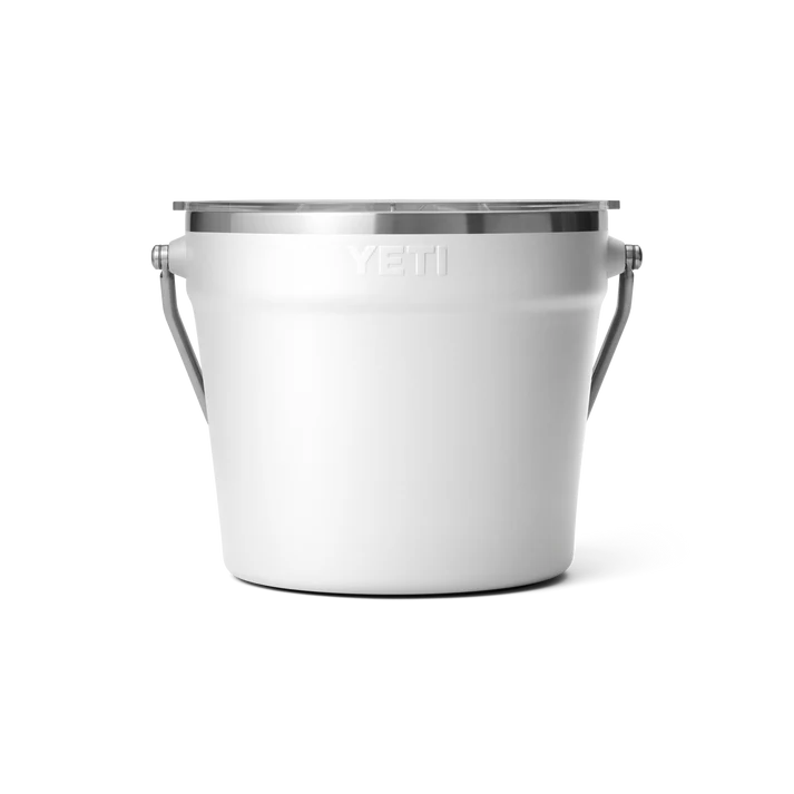 YETI Rambler 7.6L Beverage Bucket With Lid - White