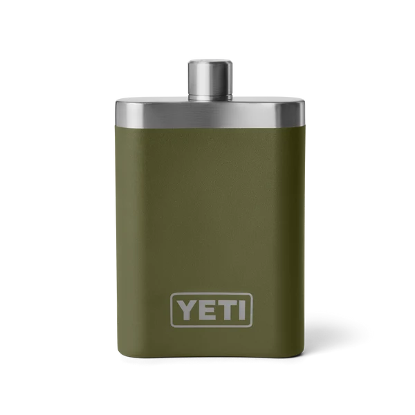 YETI Rambler 7 OZ Flask - Upland Birds Olive