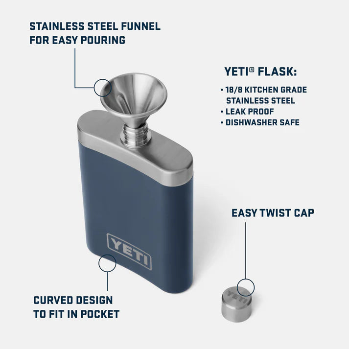 YETI Rambler 7 OZ Flask - Features