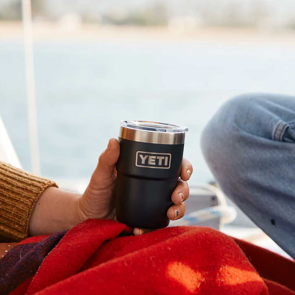 YETI Rambler 8 OZ (237ml) Stackable Cup With Magslider Lid - Black