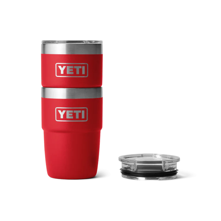 YETI Rambler 8 OZ (237ml) Stackable Cup With Magslider Lid - Rescue Red