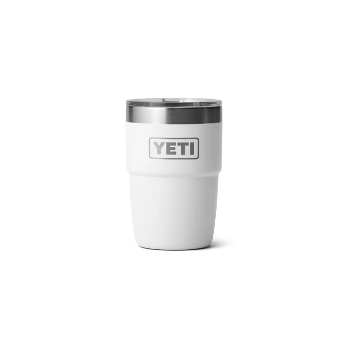 YETI Rambler 8 OZ (237ml) Stackable Cup With Magslider Lid - White