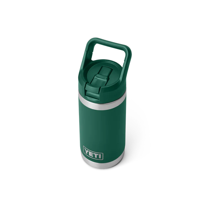 YETI Rambler JR 12 OZ (354ml) Kids Bottle With Straw Cap - Black Forest Green