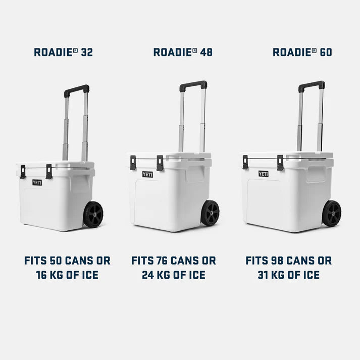 YETI Roadie 60 Wheeled Cooler Box - Rescue Red