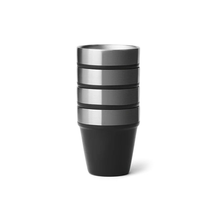 YETI Shot Glasses With Carrying Case - Black