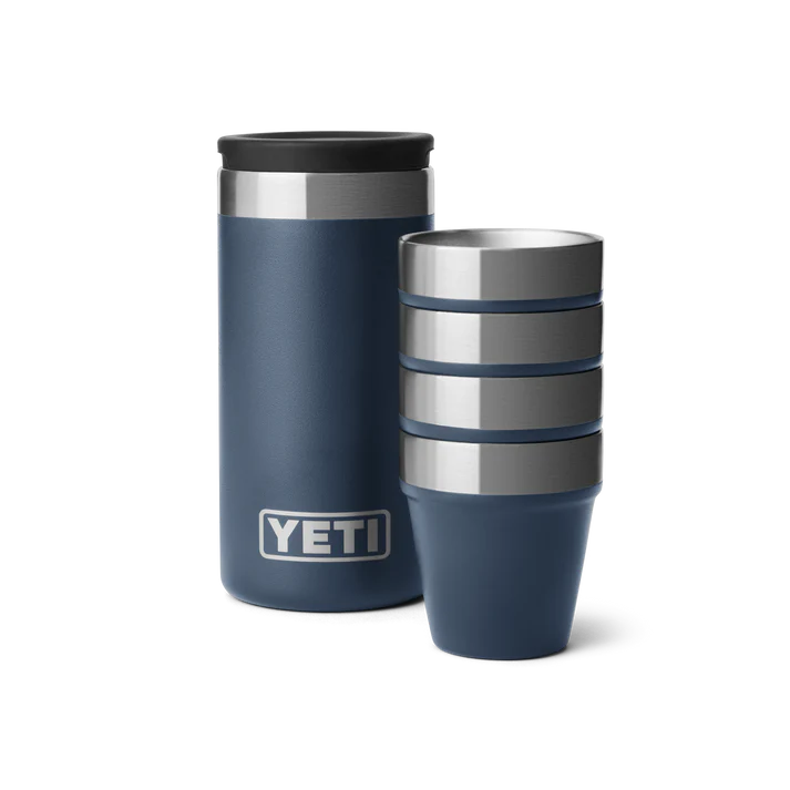 YETI Shot Glasses With Carrying Case - Navy