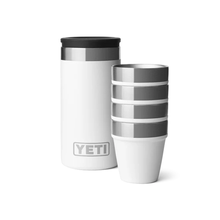 YETI Shot Glasses With Carrying Case - White