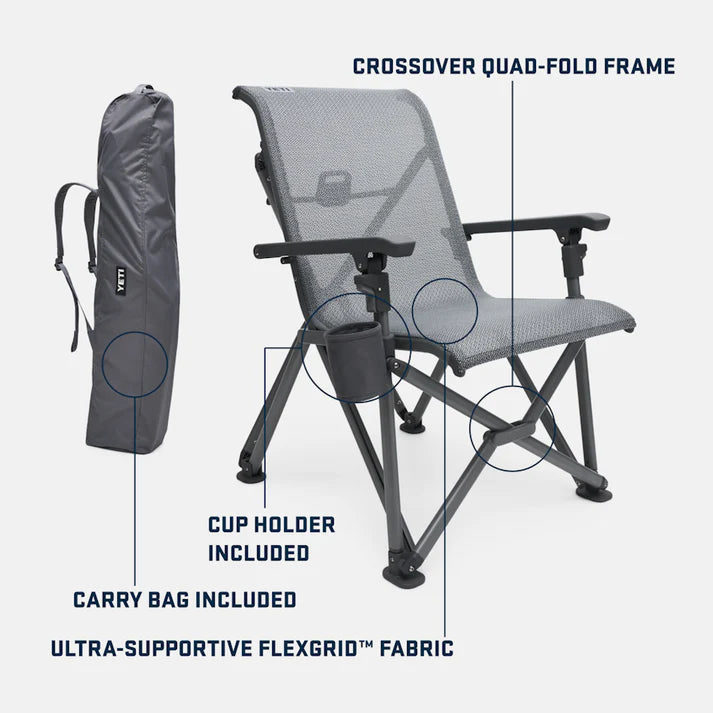 YETI Trailhead Camp Chair - Charcoal