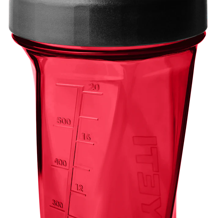 YETI Yonder 27 OZ (737ml) Shaker Bottle With Helimix® Technology - Rescue Red