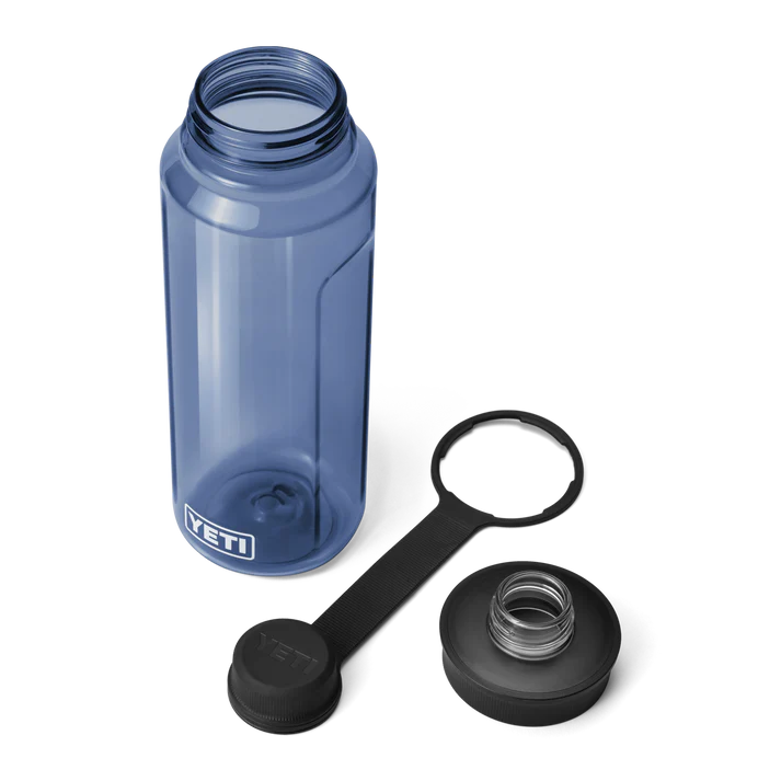 YETI Yonder 35 OZ (1 Litre) Water Bottle with Tether Cap - Navy
