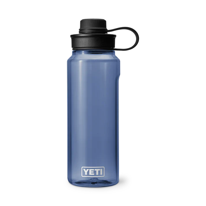 YETI Yonder 35 OZ (1 Litre) Water Bottle with Tether Cap - Navy