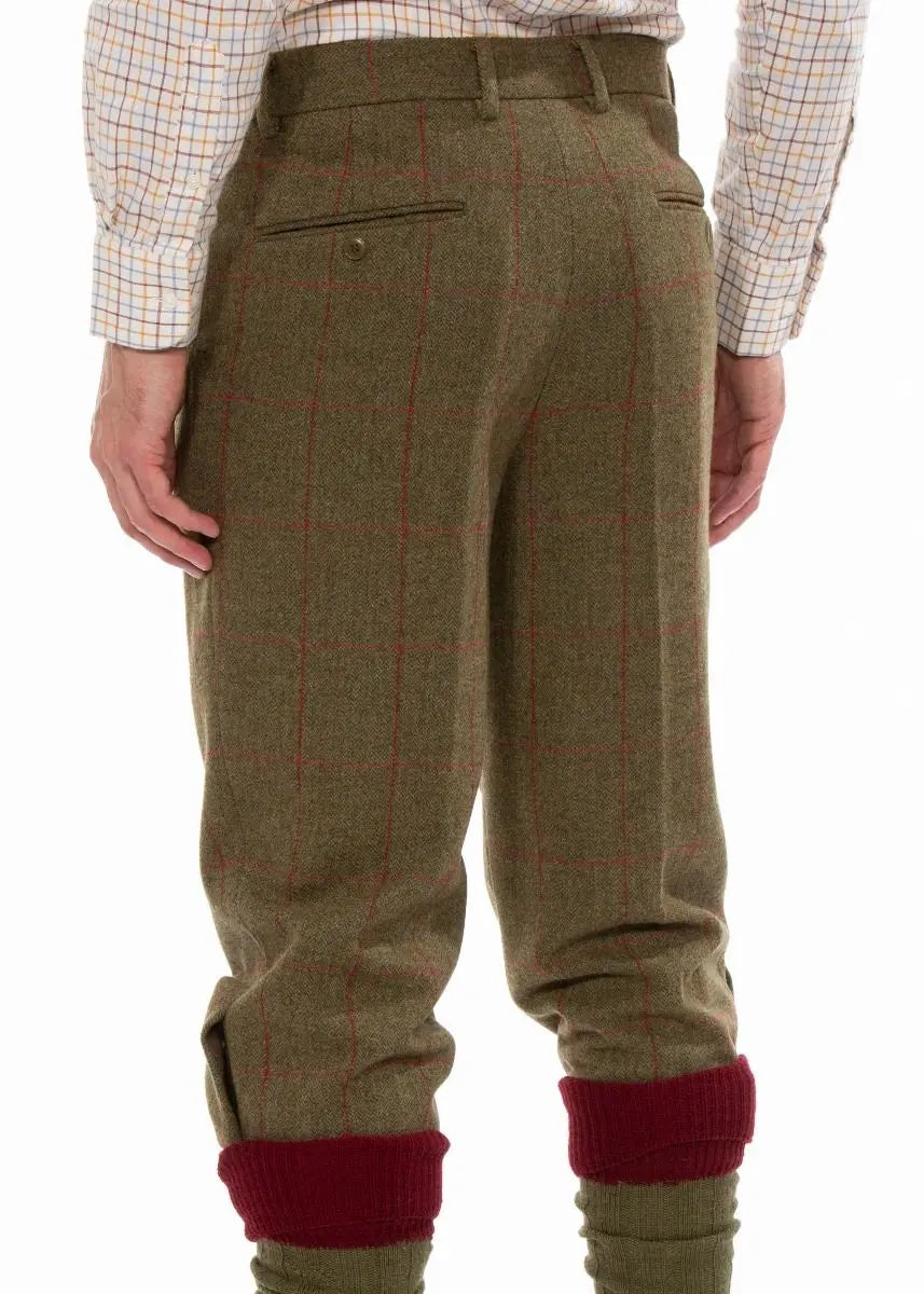ALAN PAINE Combrook Mens Tweed Shooting Breeks - Sage Alan Paine