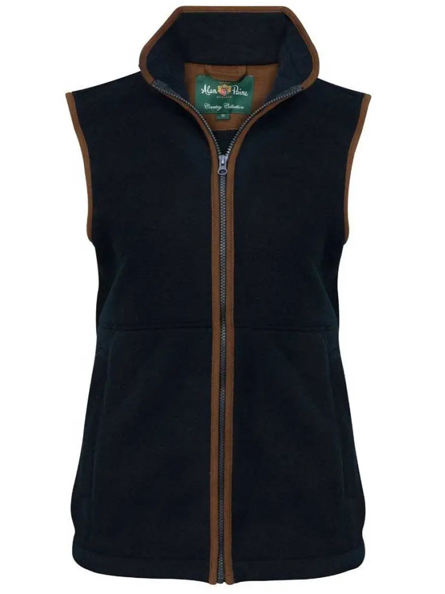 ALAN PAINE - Ladies Aylsham Fleece Gilet - Dark Navy