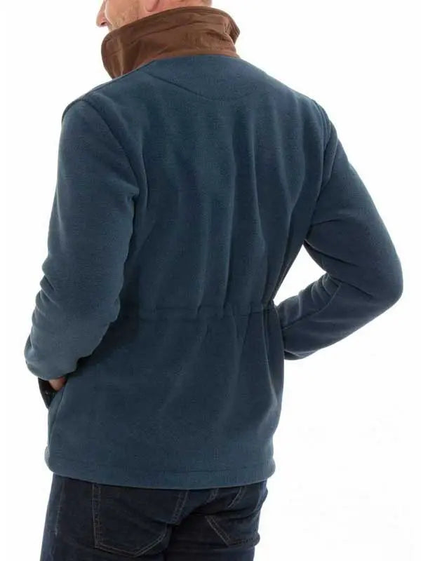 ALAN PAINE - Mens Aylsham Fleece Jacket - Blue Steel